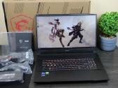 Msi 17,3 144hz i7-12gen Rtx 3070ti 8gb 32gb 1tb