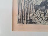 Irena Kačenauskaitė „vasara“ (litografija) 1977m. - nuotraukos Nr. 6
