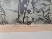Irena Kačenauskaitė „vasara“ (litografija) 1977m. - nuotraukos Nr. 8