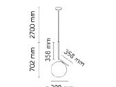 Flos Ic light S1 pakabinamas šviestuvas - nuotraukos Nr. 3