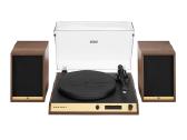 Retro stiliaus Crosley C72 Walnut patefonas