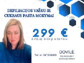 Depiliacijos kursai.depiliacija vašku,cukrumi.