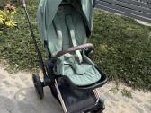 Cybex priam leaf green vežimėlis 3 in 1