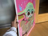 Baby Yoda 2022 vienetinis paveikslas - nuotraukos Nr. 9