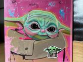 Baby Yoda 2022 vienetinis paveikslas - nuotraukos Nr. 15