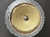 Krištolinis indas su metaline apačia - nuotraukos Nr. 6