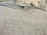 Hugo Boss pilkas siuvinėtas logotipo megztinis su - nuotraukos Nr. 3