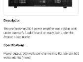 Luxman galios stiprintuvas - nuotraukos Nr. 7