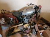 Bsa detalės motociklas
