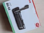 Canon battery grip Bg-e6 dėžė ir baterijų dėklas