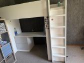 Ikea dviaukštė lova su stalu - nuotraukos Nr. 2