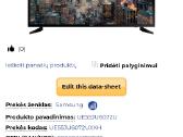 Samsung Ue55ju6072u (55") 4k Ultra HD Smart 145 eu - nuotraukos Nr. 3