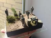 Diorama su kareiviais 1:35. - nuotraukos Nr. 6