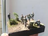 Diorama su kareiviais 1:35. - nuotraukos Nr. 7