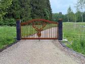 Individualus Corten plieno elektriniai vartai - nuotraukos Nr. 5