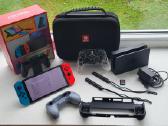 Nintendo Switch Oled + daug priedų