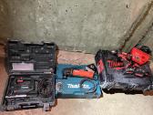 Makita Metabo Milwaukee įrankiai