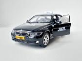 Bmw E90 3er 318i taxi Stockholm juoda 1:38 Welly - nuotraukos Nr. 2