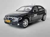 Bmw E90 3er 318i taxi Stockholm juoda 1:38 Welly - nuotraukos Nr. 3