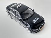 Bmw E90 3er 318i taxi Stockholm juoda 1:38 Welly - nuotraukos Nr. 6