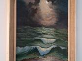 Vaclovo Kaminsko paveikslas "Audrota naktis" 1993m - nuotraukos Nr. 2