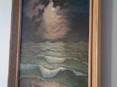 Vaclovo Kaminsko paveikslas "Audrota naktis" 1993m - nuotraukos Nr. 3