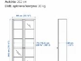 Ikea Billy knygų spinta su stiklinėmis durelėmis - nuotraukos Nr. 5