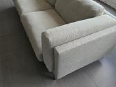 Plati dvivietė tekstilinė sofa - nuotraukos Nr. 2
