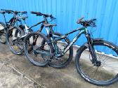 Didelis pasirinkimas Full suspension ir kalnų MTB