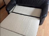 Juoda odinė Vokiška sofa - nuotraukos Nr. 6