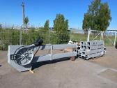 Grūdų elevatorius su plast. kaušeliais 9,5m 25t/h