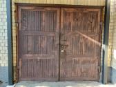 Tvirti mediniai garažo vartai 2,5x2,2 m gera būklė - nuotraukos Nr. 6