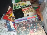 Vinilinės ploksteles. Apie 120 vnt. Po 0.2€.
