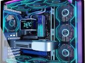 Musetex Pc korpusas su 7 Argb ventiliatoriais