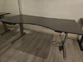 Didelis pakeliamas elektrinis stalas 180x90cm