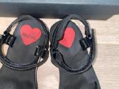 Basutės 40d juodos Love Moschino - nuotraukos Nr. 3