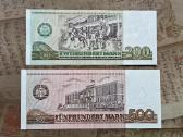 500 ir 200 mark 1985 Vokietija Ddr - unc - nuotraukos Nr. 2