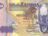 Zambia 100 kwacha 1992. Unc. P