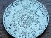 Prancūzijos 5 frankai 1870 m., Napoleonas III