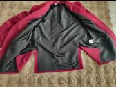 Bordo oversize švarkas - nuotraukos Nr. 6