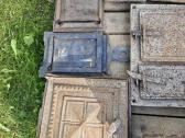 Senovinės ketaus krosnies dalys(durelės,juška) - nuotraukos Nr. 6