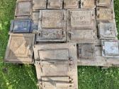 Senovinės ketaus krosnies dalys(durelės,juška) - nuotraukos Nr. 8