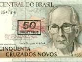 Brazil 50 cruzeiros 1990. Unc. P - nuotraukos Nr. 2