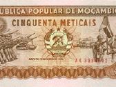 Mozambique 50 meticais 1986. Unc. P - nuotraukos Nr. 2