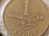 Danija 1 krona 1947