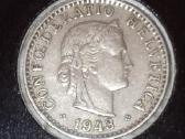 Šveicarija 20 rapenų 1943