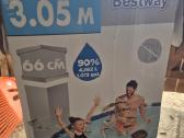 Karkasinis baseinas 3.05x0.65 ir uždangalas dovanų