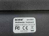 Acme Km04 multimedia klaviatūra – Usb, tvarkinga - nuotraukos Nr. 3