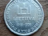 Sidabrinė 10 litų moneta 1938 m., Antanas Smetona - nuotraukos Nr. 2