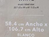 Dovanoju Žaliuzės: 58,4cm plotisx106,7cm aukštis